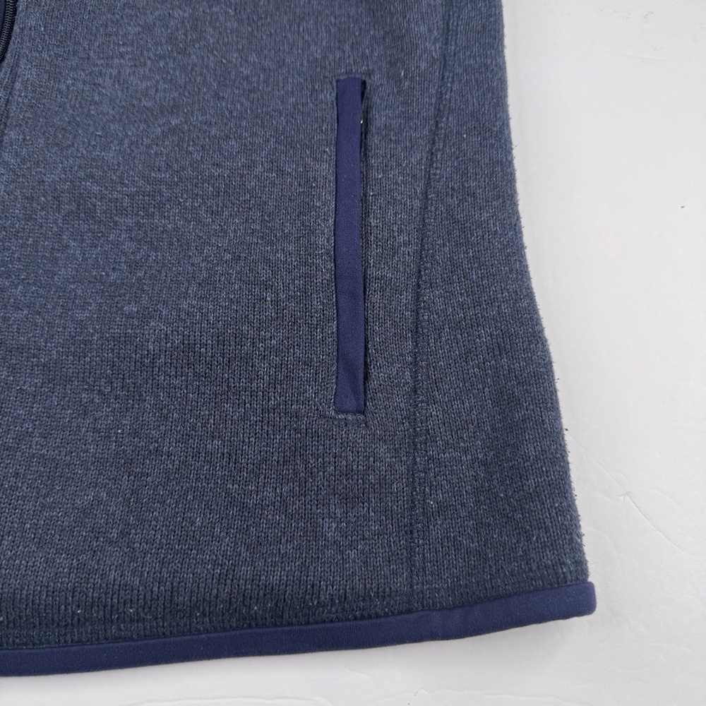 Patagonia Better Sweater Vest Women's Small Blue Fleece Gorpcore Full Zip Logo - Picture 4 of 11